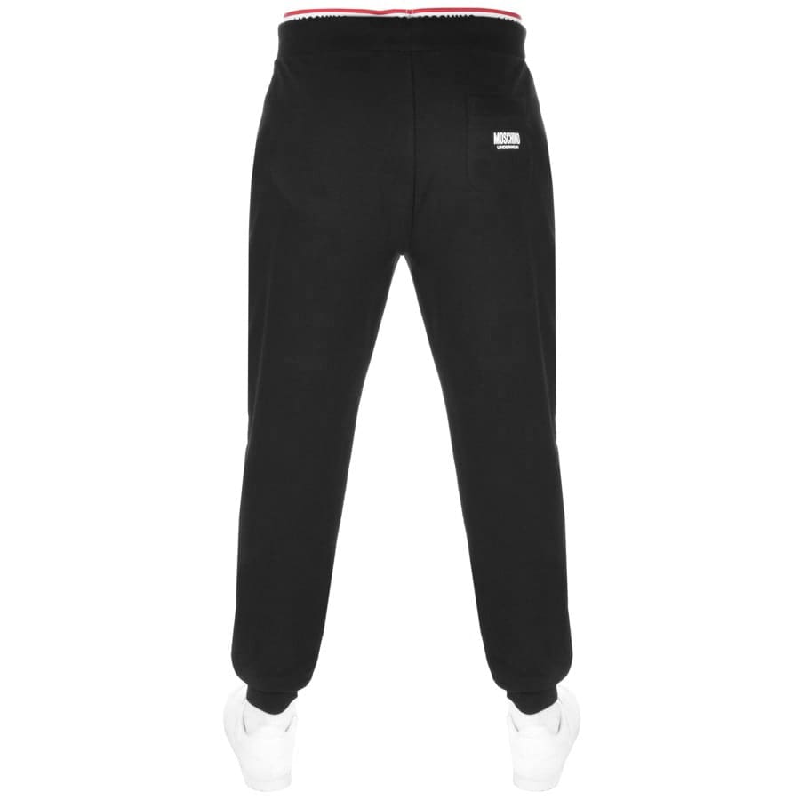 Alternative Image for ProductMoschino Logo Jogging Bottoms Black2